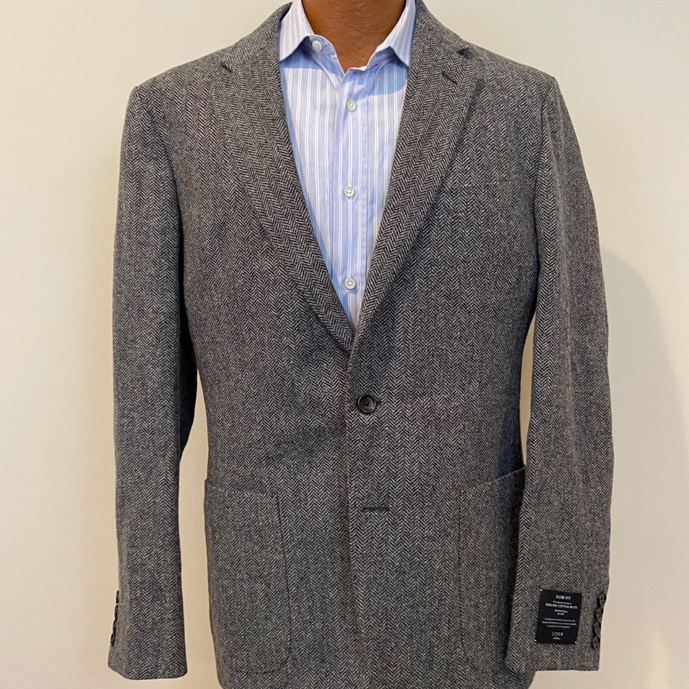 J. Crew Ludlow Slim Wool-Cotton Blazer 44R